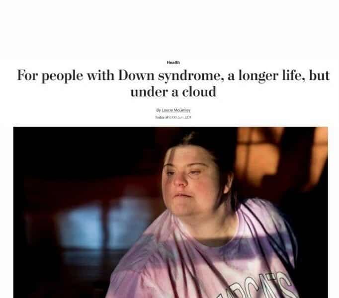 Washington Post Down syndrome